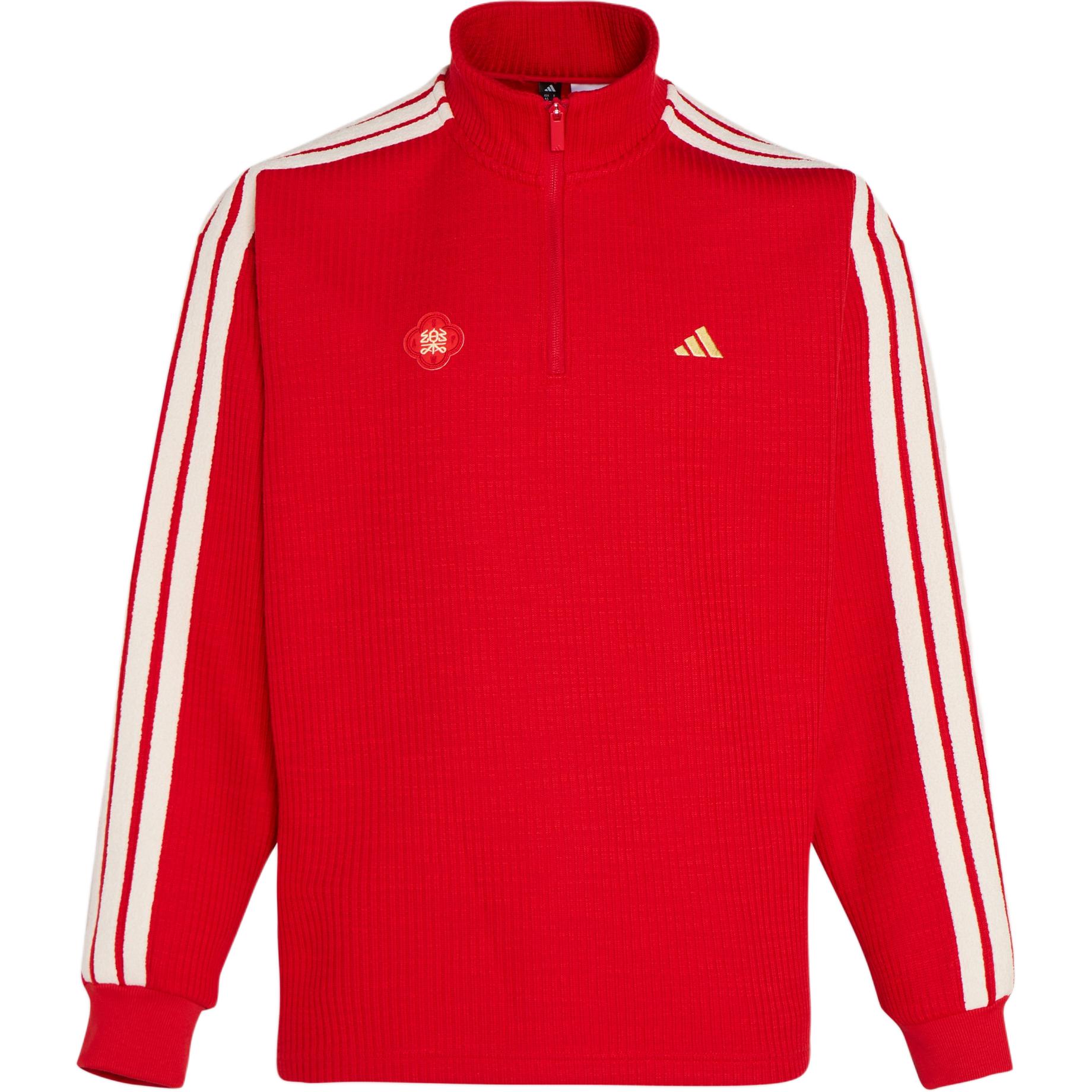 Adidas HALF ZIP CREW SWEATSHIRT Knitwear Men s KW4757 L