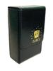 Kurop Leather Tarot Card Box with Magnetic Fits Standard Sizes and Moon Case/Deck Box/Storage Closure, (Sun Cards, Black)