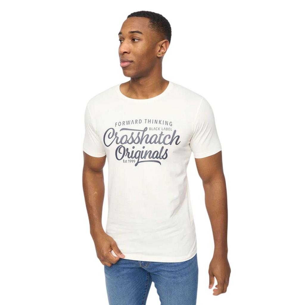 Crosshatch Mens College Theme T-Shirt (Pack of 5)