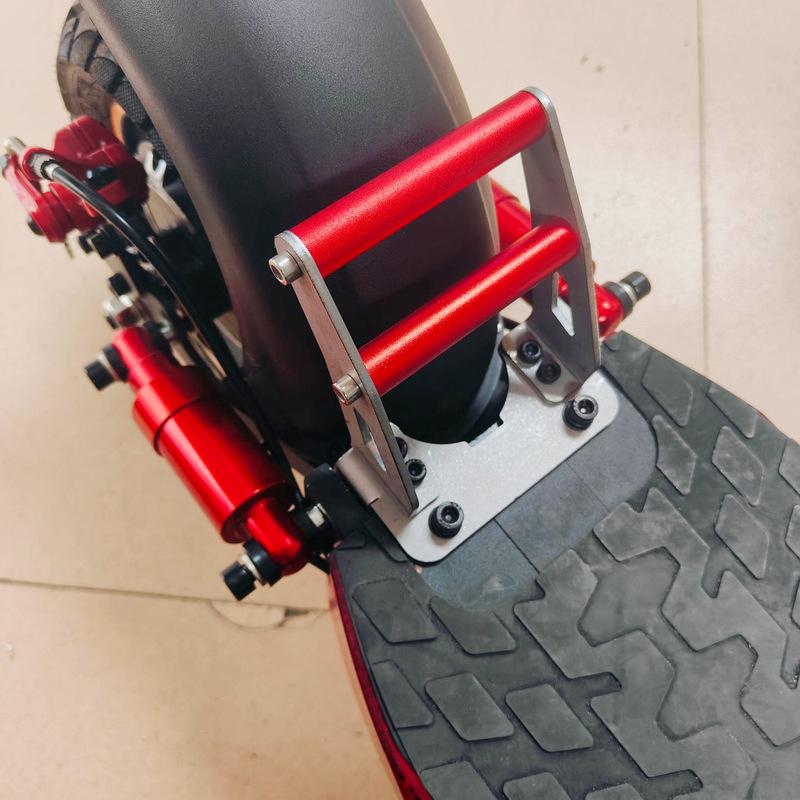 For KUGOO M4 Pro Electric Scooter Rear Foot Support Aluminum Alloy Skateboard Rear Fork Foot Step Pedal Support Handle Bar Parts