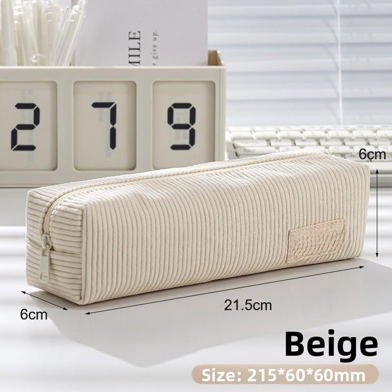 Pencil Case Simple and Cute Stationery Box Korean Version Stationery Bag Mini High-end Pencil Case