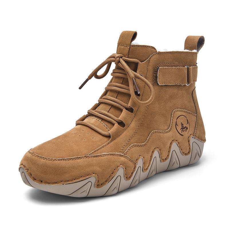 

Cotton autumn and winter women s retro high-top casual soft-soled non-slip tooling shoes trendy female octopus 42