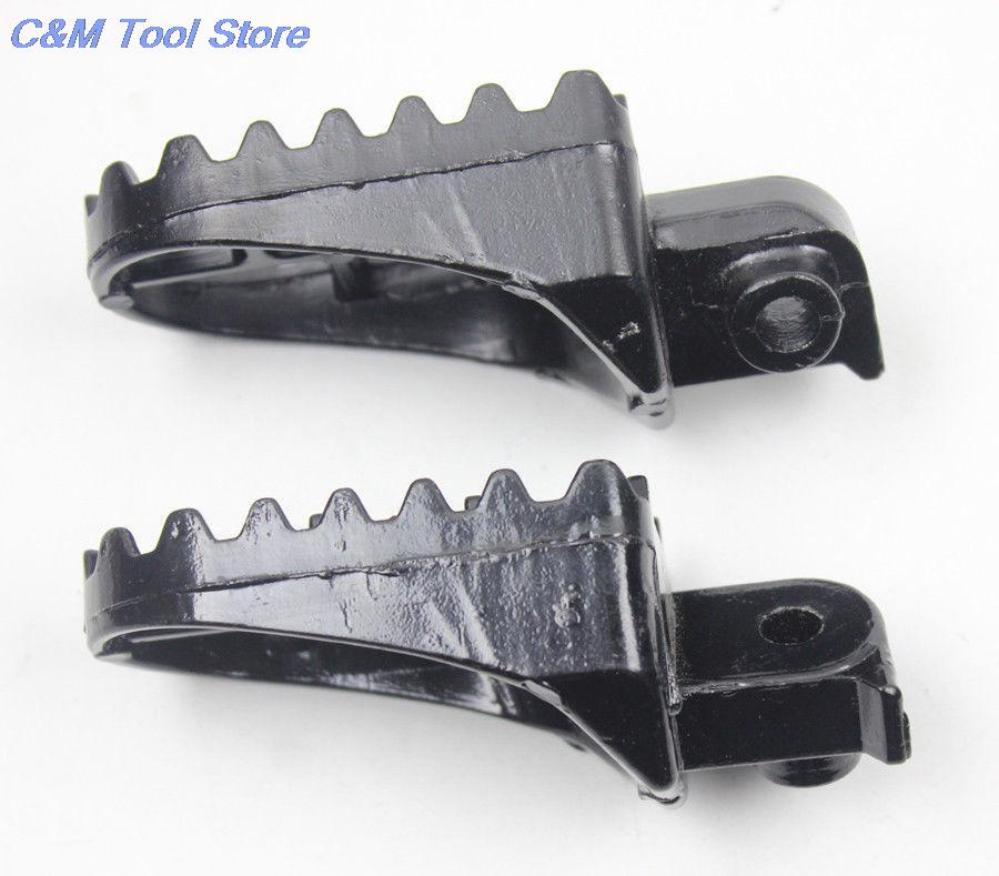 New 3.1 Inch Length X 2.0 Inch Width Foot Pegs Pedals for For PW 50 (ALL) PW80 (ALL) Footrests Foot Pegs