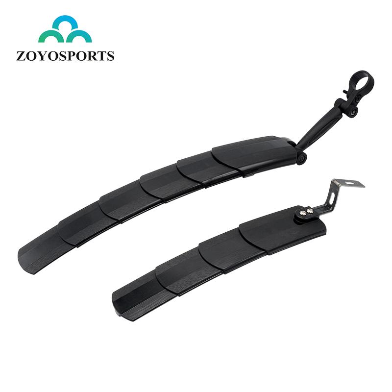 

ZOYOSPORTS Комплект крыльев для горного велосипеда MTB Для 26 , 27.5 , 29 Регулируемые передние задние телескопические крылья Грязезащита для горного велосипеда