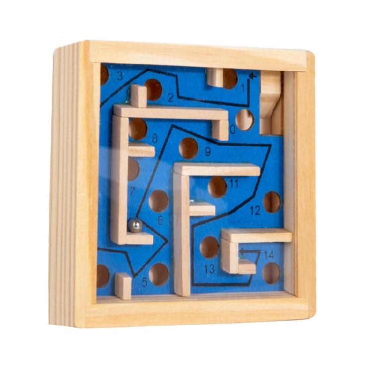 Wooden Hand Skill Training Bead Maze Puzzle Toy For Boy Girls Improves Logical Thinking And Patience Learning Gift