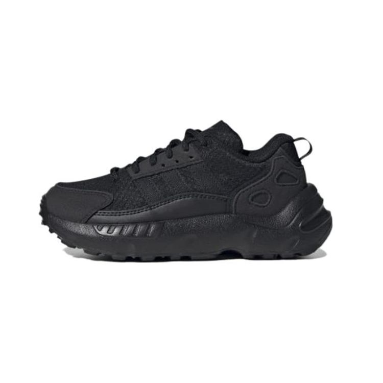 adidas Originals ZX 22 Durable Lightweight Shock Absorbing Breathable Low Top Kids Running Shoes Kids Running Shoes Black GZ1557