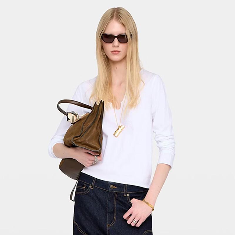 

ZADIG&VOLTAIRE Серия Tunie Вязаный свитер с кристаллами и стразами Крыло S