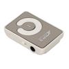 Back Clip Player Portable Lightweight Mini MP3 Music Player with Memory Card Slot for Daily School White