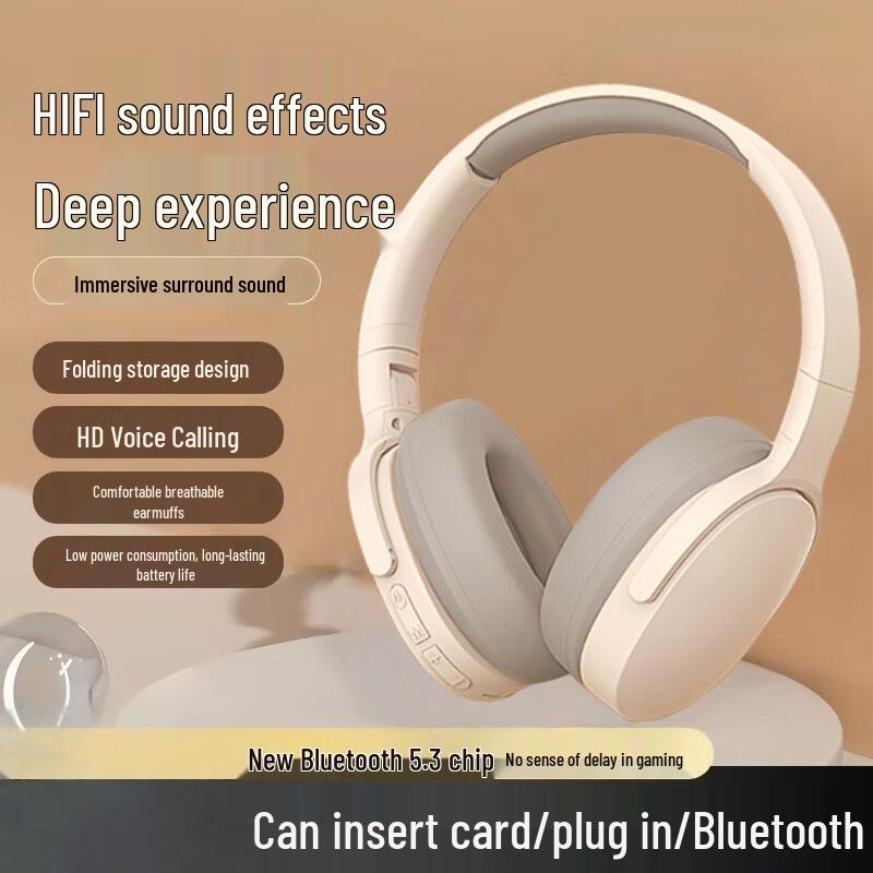 Deep Bass Wireless Bluetooth Gaming Over-Ear Headphones P2961 - High-Quality Sound for Esports and Music
