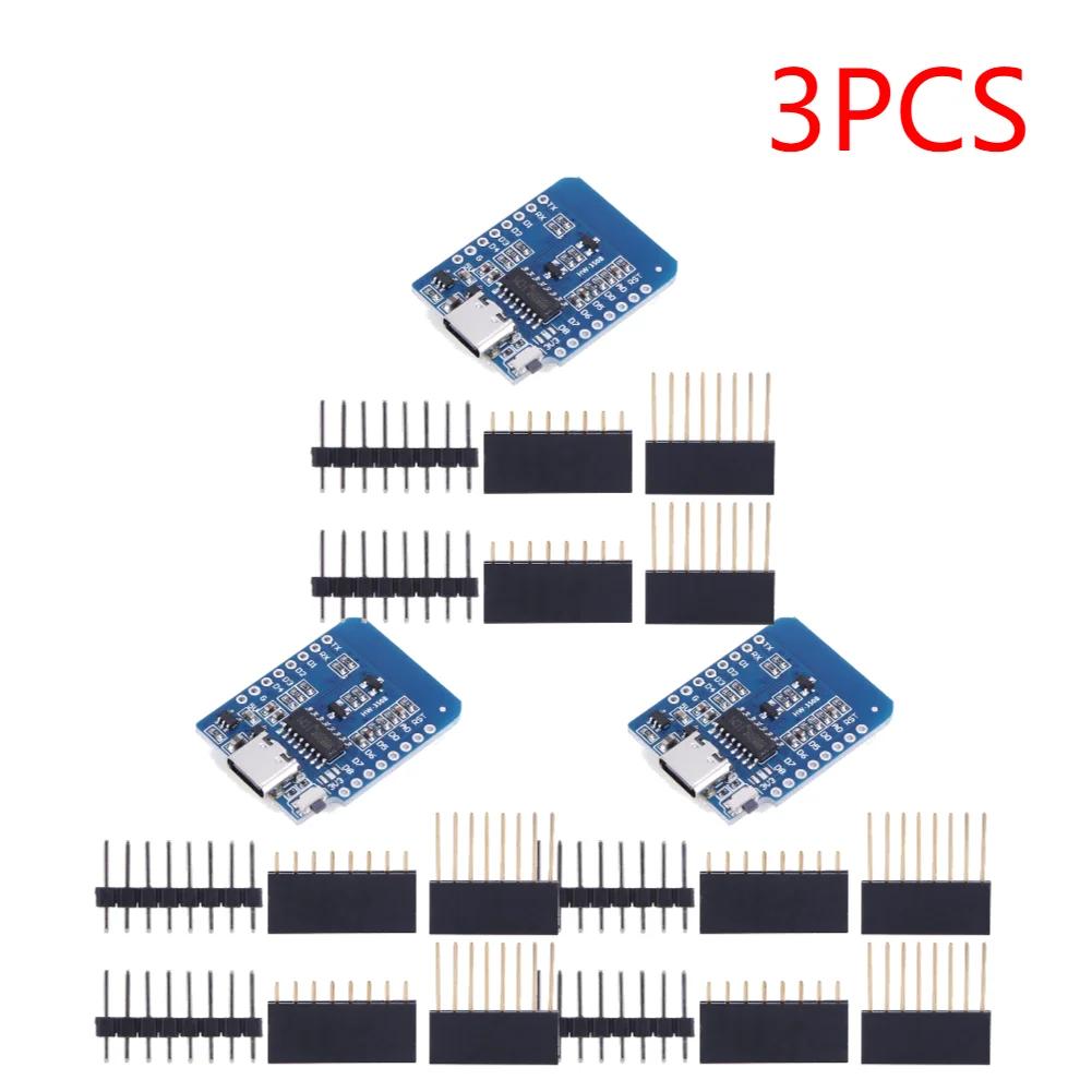1-20PCS ESP8266 D1 Mini WIFI Development Board ESP-12F CH340G CH340 V2 Usb Wemos D1 Mini Nodemcu Lua Iot Board 3.3V Met Pins