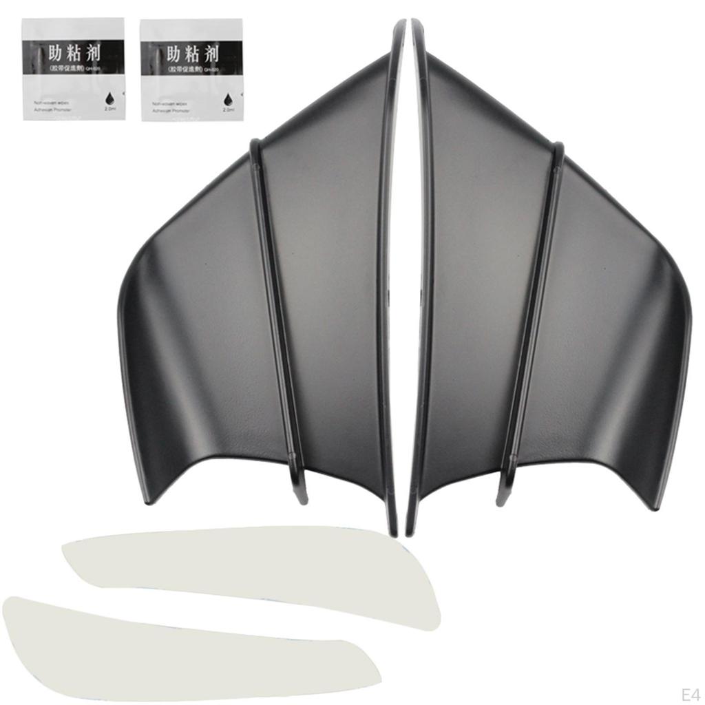 1 Pair Motorbikes Universal Motorcycle Winglets Aerodynamic Wing Air Deflector Accessories Supplies