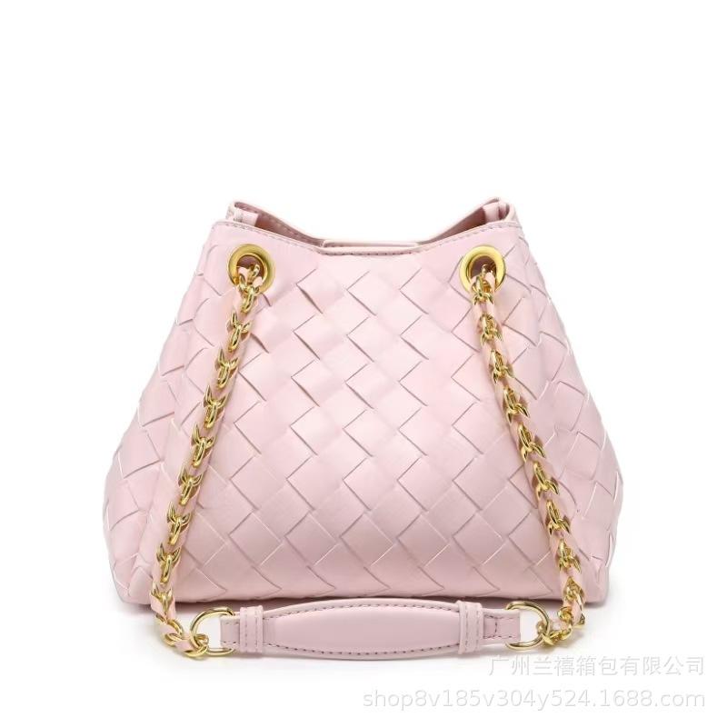 B Women'S Chain Bag Parachute Pure Hand-Woven Bag Versatile Commuter Shoulder Messenger Bag Tide