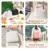 Portable Thickened Insulated Lunch Bag Thermal Fresh Keep Food Tote for Office Worker Student Outdoor Trip Picnic
