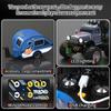 New 1:64 Rc Car Mini 2.4Ghz City Road Handle High Speed Alloy All Terrain Remote Control Car Dual Control Children's Toys Gifts