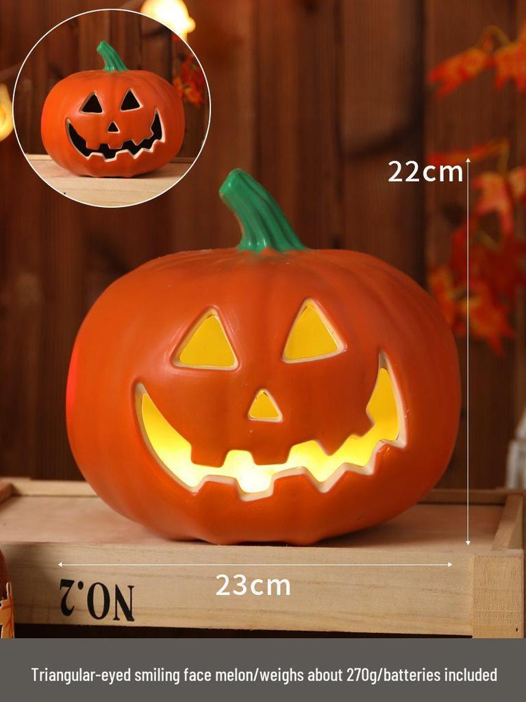 Luminous Halloween Pumpkin Lantern Decoration - Large Outdoor Display for Shopping Malls and Events
