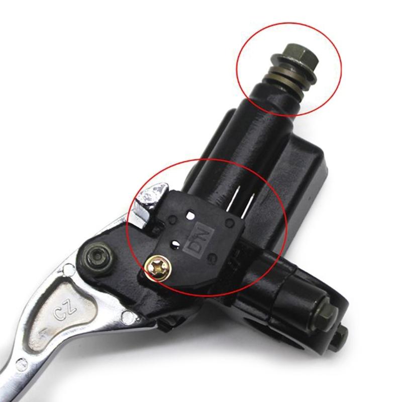 Brake Master Cylinder Lever Motorcycle Front Right/Left Brake Clutch Lever Master Cylinder Replacement Easy Installation