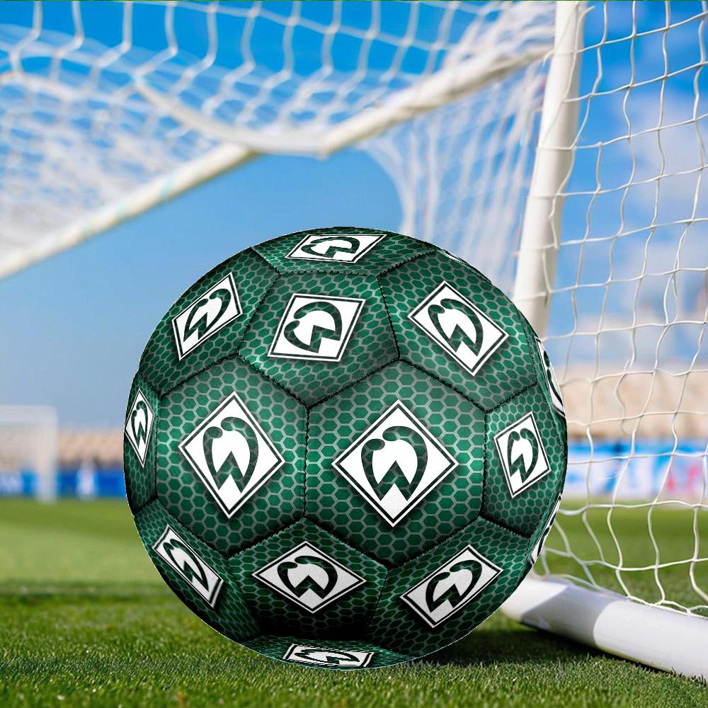 Green Diamond Symbol Soccer Ball Size 5 Soccer Ball, Machine-stitched, Soft and Comfortable, Suitable for Training and Matches Fan Gift