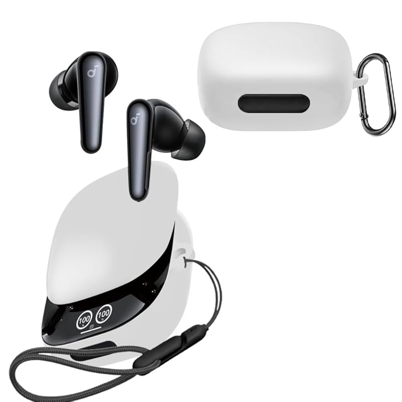 

For Anker Soundcore Liberty 4 Pro case Made of silicone material [YEZHU] Wireless earphones silicon storage case for convenience trip lightweight Full