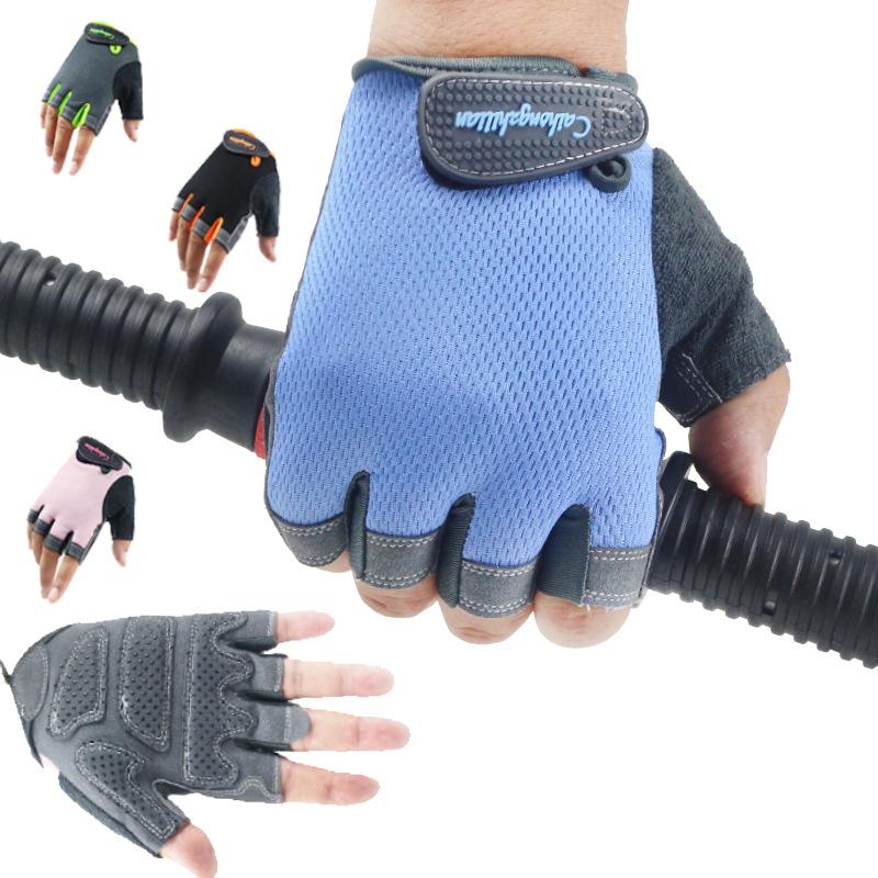 

New half-finger gloves XL зелений