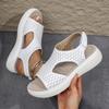 Zomer 2025 Dames Retro Sleehak Sandalen - Lichtgewicht, Grote Maat, Comfortabel, Europese & Amerikaanse Stijl.