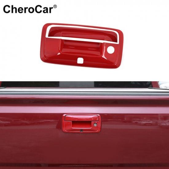 Car Trunk Tailgate Rear Handle Trim For Chevrolet Silverado /Colorado 2014-17