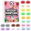 Fidget Squishy Toys Mystery Dumpling Countdown Calendar Blind Box Stress Relief Toys for Kids Adults