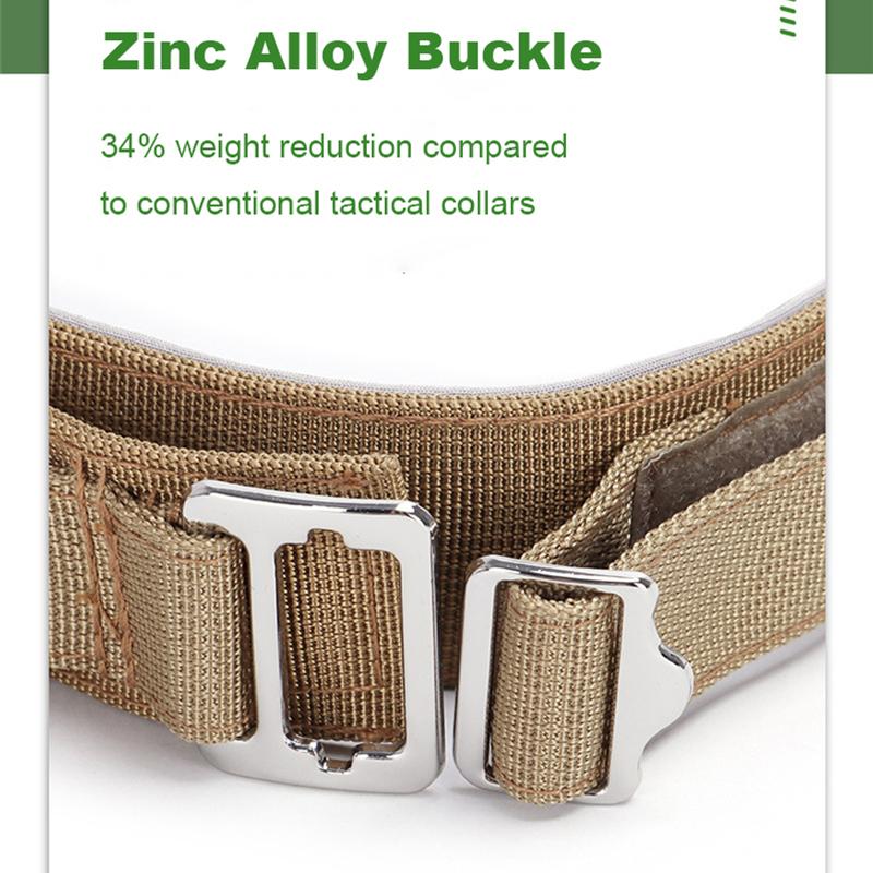 Personalized Name Dog Collar Military Tactical Pet Dog Collar Engraved ID Reflective Custom Collar for Medium Large Dogs Stuff