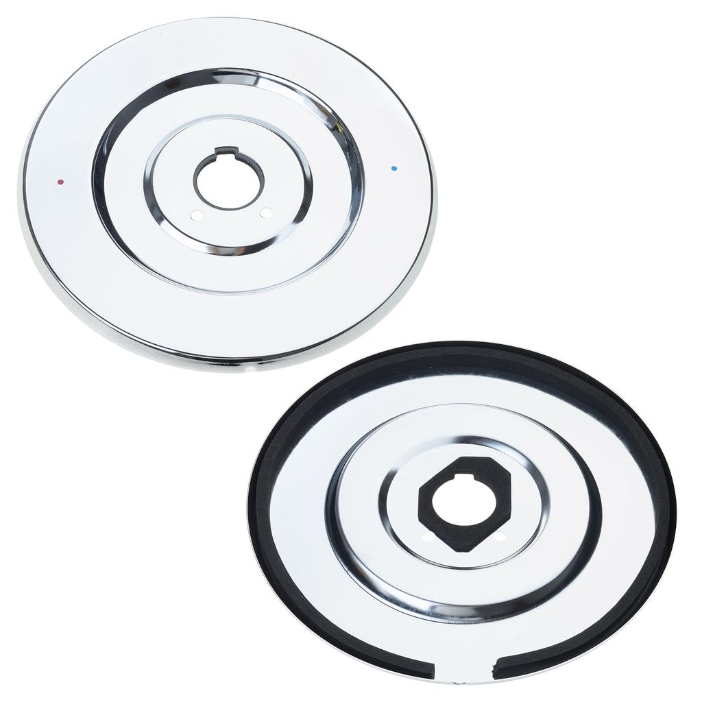 Practical Shower Handle Cover Plate Craft of Stainless Steel for Handle Tub Faucets and Escutcheon Replacement Hardware