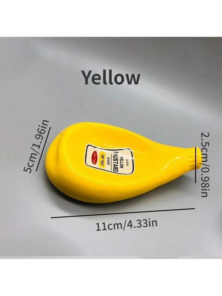 4.4 Inches Ketchup Dish Mustard Dish Salad Dressing Dish Mayonnaise Dish for Kitchen Home 4 Colors Ceramic Dipping Dish