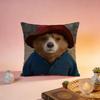 Fashion PPaddington Beared Cushion Cover Premium SkinFriendly Pillow Case MultiPurpose for Home Office Travel