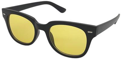 [CYPHUS] Cyphus Wellington Sunglasses, Fashion Glasses for Men and Women, Unisex, Casual, Stylish, UV Protection (Matte BlackYellow)