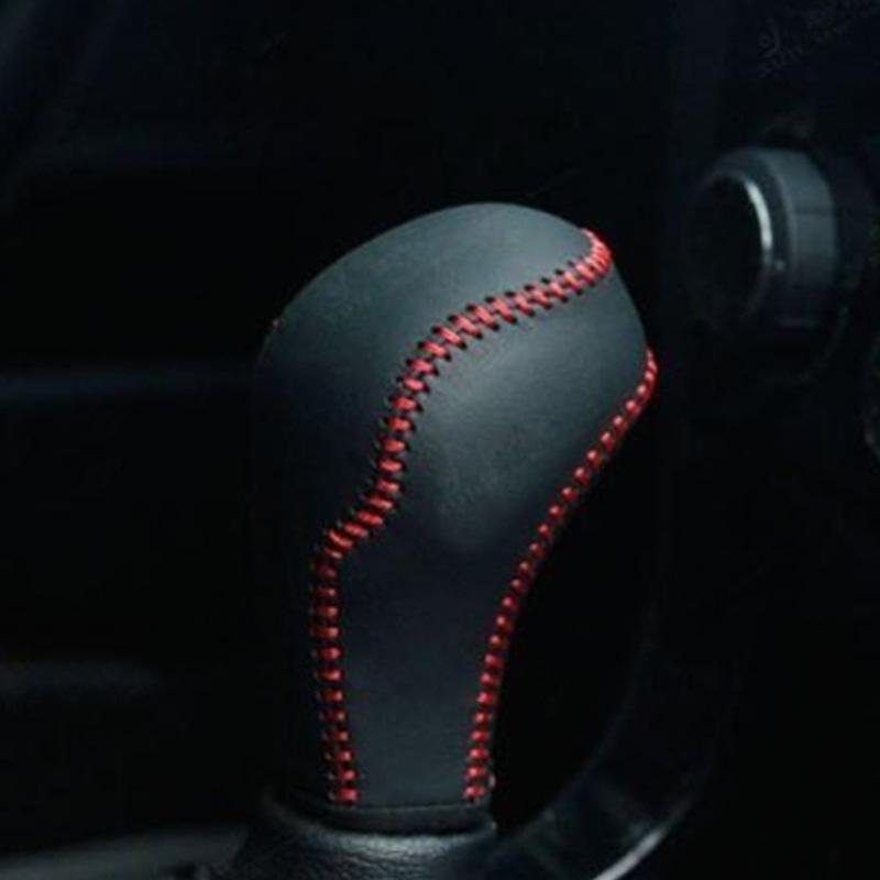My Good Car Gear Shifter Handle Sewing Sleeve Hand Brake Sleeve Hand Sewing Gear Cover for Citroen C3-xr