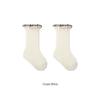 Autumn-Winter Lace Princess Mid-Calf Socks for Girls - Retro Forest Korean Style Cotton