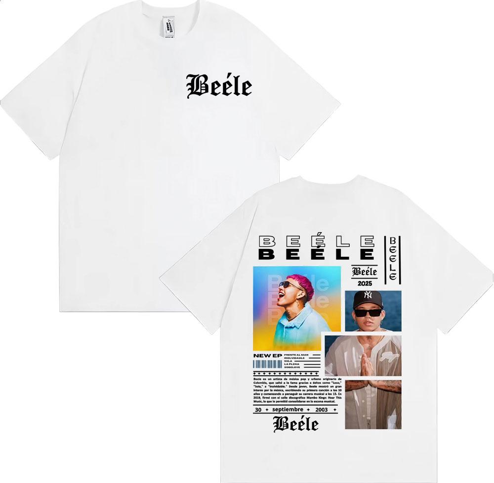 2025 Summer Rapper Biller Album Tour Merch Tshirt Mens Hiphop Pop Street Tshirt 100 Cotton Oversized Street Clothes
