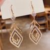 Pendant Earrings Shiny Long Dress Up