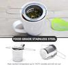 Stainless Steel Tea Infuser Mesh Filters Tea Strainer with Folding Handle Lid Hanging On Teapots Mug Cup To Steep Tea Coffee New