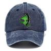 Alien Patterned Baseball Cap Adjustable for Men and Women, Ideal Choice for Outdoor Fashion, Playful Patterned Hat