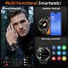 GPS Sports Smart Watch Men HD Full Touch Screen 500mAh Battery Waterproof Flashlight Compass Bluetooth Call Smartwatch Men