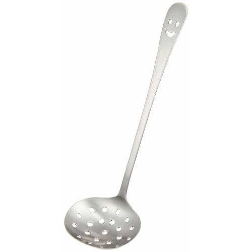 Sato Metal Industries SALUS Nico Schöpfkelle mit Löchern, Hergestellt in Japan
