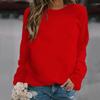 Women's Casual Round Neck Long Sleeve Hoodie - Autumn/Winter 2024 Collection