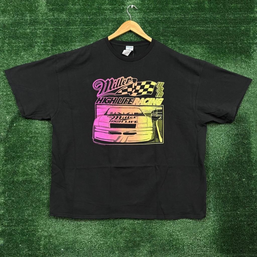Miller High Life USA Racing Oversized T-shirt Size XXL