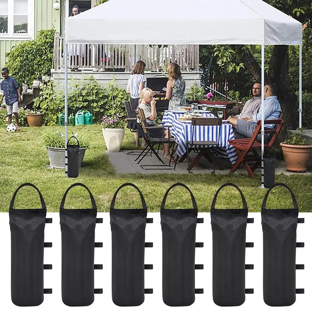 4pcs Camping Outdoor Tent Foot Sandbags Garden Gazebo Foot Leg Fixing Equipment 600d Oxford Fabric Waterproof Camping Equipment