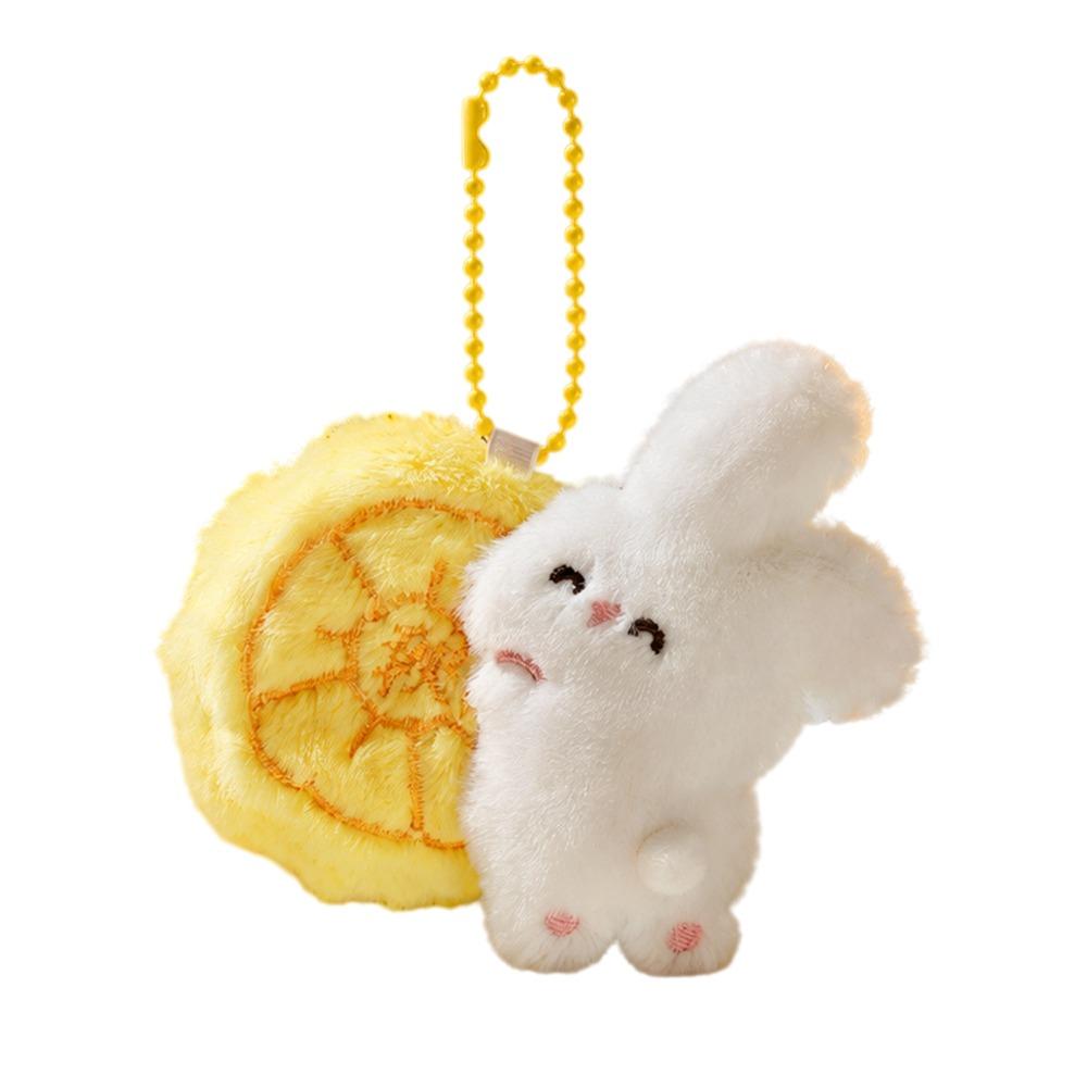 Soft Cute Plush Hanging Decoration Versatile Rabbit Keychain  Mid-Autumn Festival