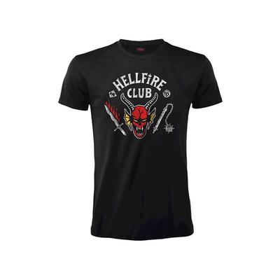 Maglietta Stranger Things - Club Hellfire Maglia Ufficiale Originale T-Shirt-