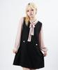 Starry Eyed Pearl Pocket Tweed Dress (Black)