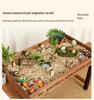 Kids' Wooden Sandbox and Water Play Outdoor Toys