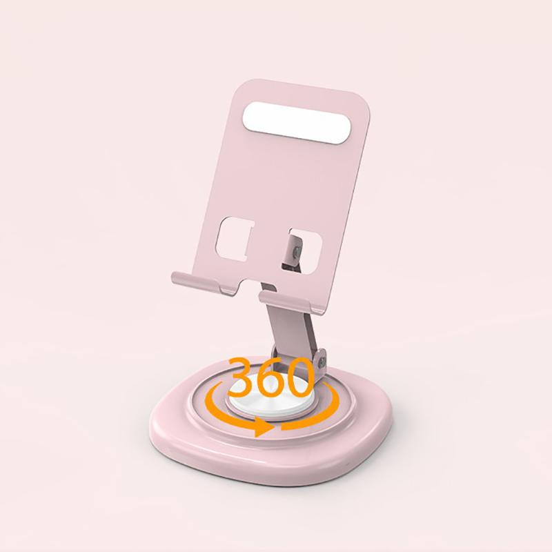 Foldable Mobile Phone Stand 360 Rotation Desktop Holder Portable Bracket