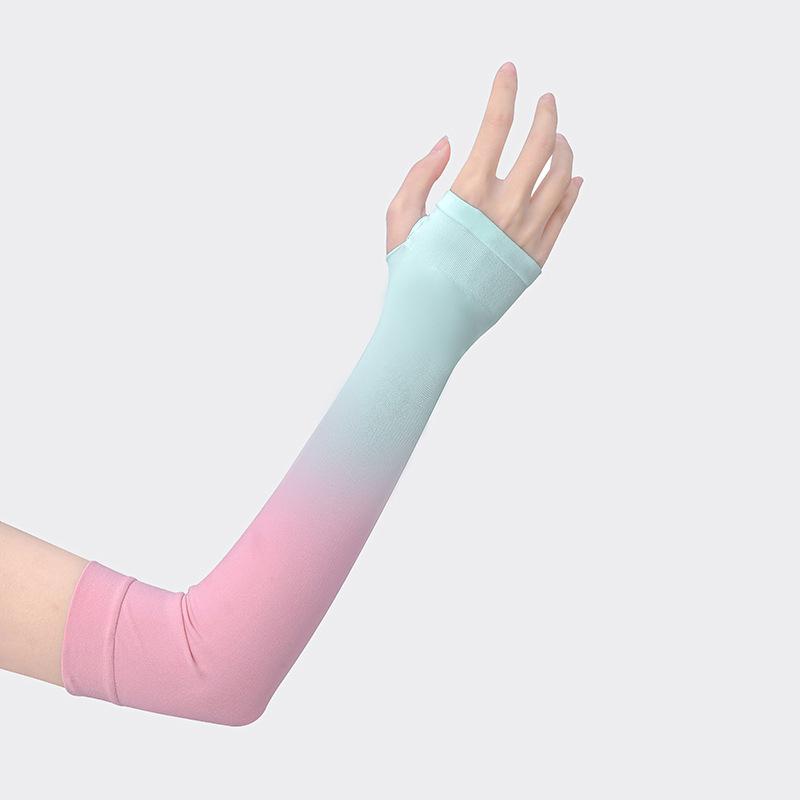 Ice Silk Bicycle Sleeves Summer Breathable Cycling Arm Protection Outdoor Sun Uv Protect Sports Sleeves