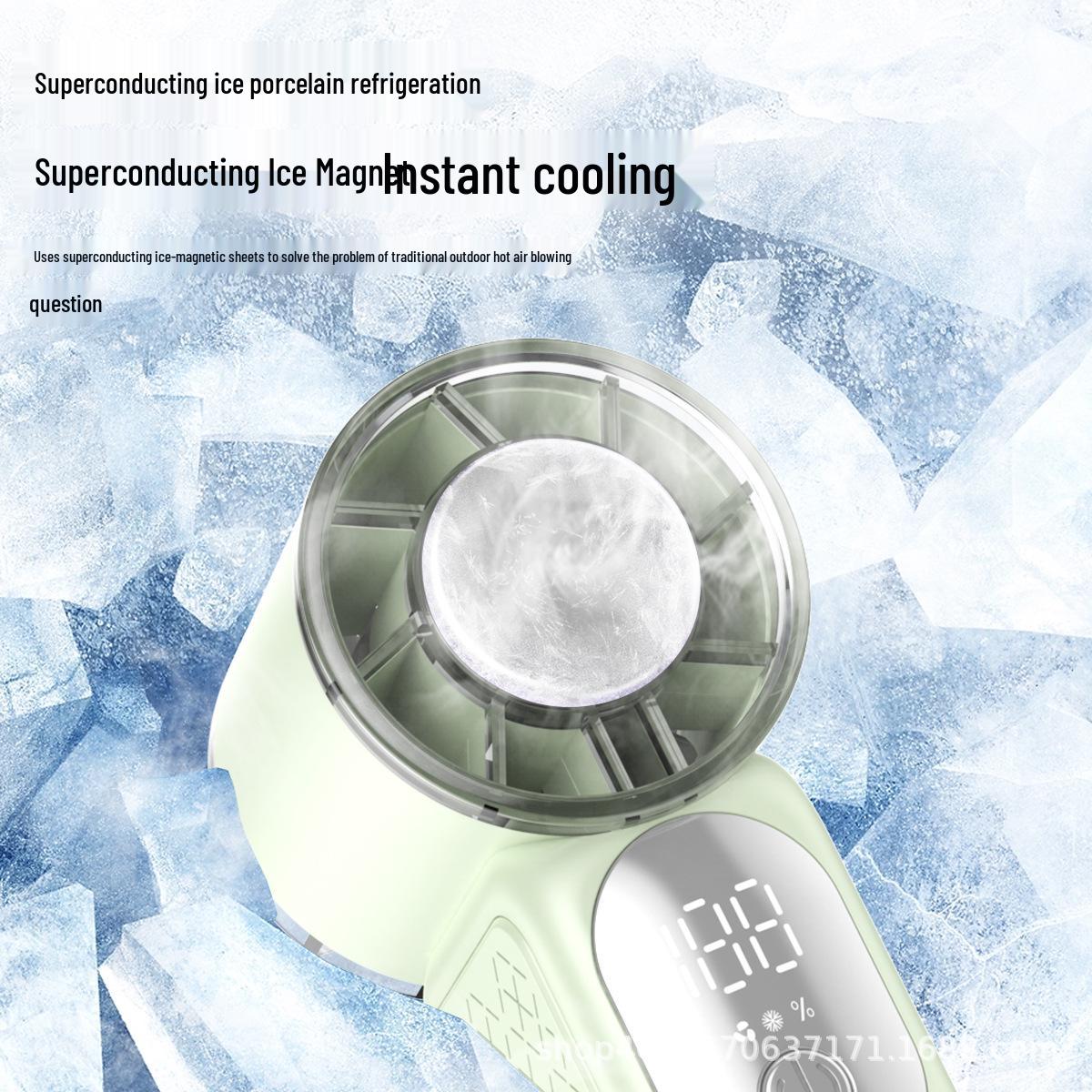 

T241 Pocket Turbo Mini Fan: Outdoor Brushless Cooling with Digital Display 148.6*60*36 синий