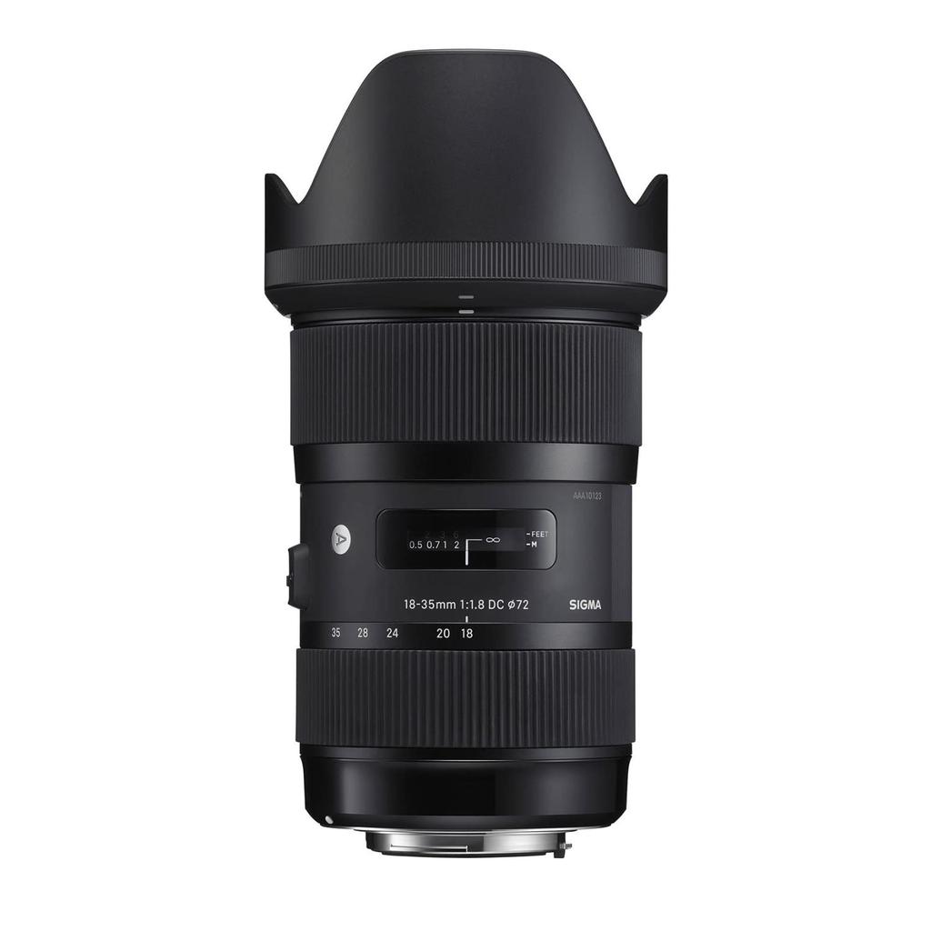 Sigma DC HSM Lens for Canon Standard Art 18-35mm F1.8 EF-S Mount, Zoom, APS-C DSLR, Series.